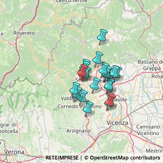 Mappa Via Firenze, 36015 Schio VI, Italia (9.5515)