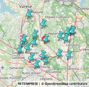 Mappa Via Monte Nero, 21049 Tradate VA, Italia (7.1855)