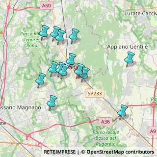Mappa Via Monte Nero, 21049 Tradate VA, Italia (3.505)