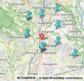 Mappa Via Promessi Sposi, 23807 Merate LC, Italia (1.86727)