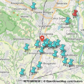 Mappa Via Promessi Sposi, 23807 Merate LC, Italia (2.442)