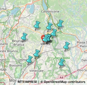 Mappa Via Promessi Sposi, 23807 Merate LC, Italia (5.12077)