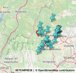 Mappa Piazza Battaglione Monte Berico, 36076 Recoaro Terme VI, Italia (11.6215)
