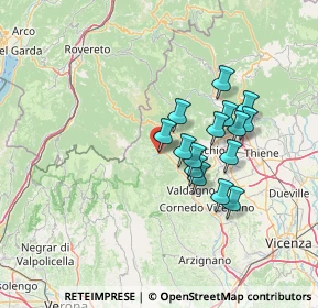 Mappa Piazza Battaglione Monte Berico, 36076 Recoaro Terme VI, Italia (11.31)
