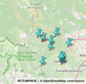 Mappa Piazza Battaglione Monte Berico, 36076 Recoaro Terme VI, Italia (6.43909)