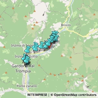 Mappa Via Angelo Gitti, 25060 Marcheno BS, Italia (1.304)