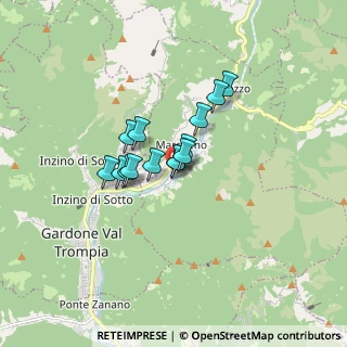 Mappa Via Angelo Gitti, 25060 Marcheno BS, Italia (1.02143)