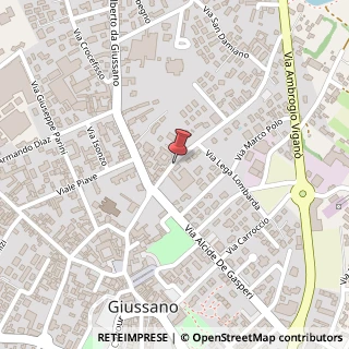 Mappa Via Cantore General Antonio, 106, 20833 Giussano, Monza e Brianza (Lombardia)