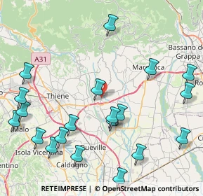 Mappa 36042 Breganze VI, Italia (10.288)