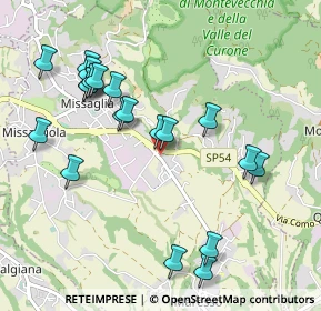 Mappa Via Mozart Amedeo, 23873 Missaglia LC, Italia (1.0415)