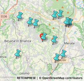 Mappa Via Mozart Amedeo, 23873 Missaglia LC, Italia (4.19846)