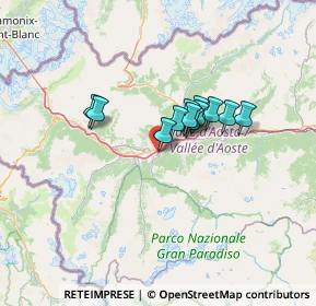 Mappa Frazione Ferriere, 11010 Aymavilles AO, Italia (8.71167)