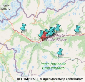Mappa Frazione Ferriere, 11010 Aymavilles AO, Italia (8.88545)