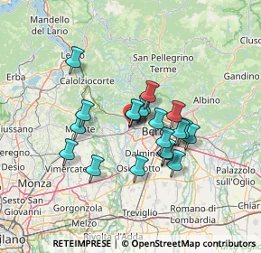 Mappa Via Moroni, 24036 Ponte San Pietro BG, Italia (10.354)