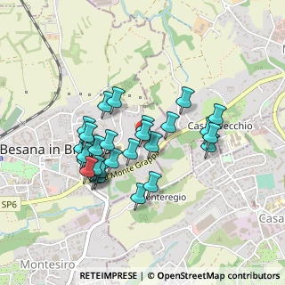 Mappa Via Montello, 20842 Besana In Brianza MB, Italia (0.38966)