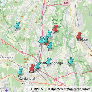 Mappa Via Risorgimento, 21040 Oggiona Con Santo Stefano VA, Italia (3.91083)