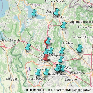 Mappa Via Libertà, 21040 Jerago Con Orago VA, Italia (8.996)