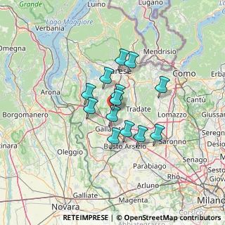 Mappa Via Libertà, 21040 Jerago Con Orago VA, Italia (9.34385)