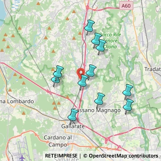 Mappa Via Libertà, 21040 Jerago Con Orago VA, Italia (3.51727)