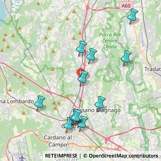 Mappa Via Libertà, 21040 Jerago Con Orago VA, Italia (4.4275)