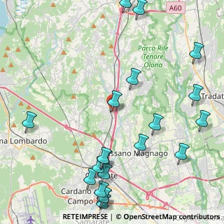 Mappa Via Libertà, 21040 Jerago Con Orago VA, Italia (5.6875)