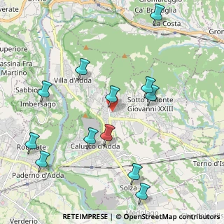 Mappa Via Dottor G. Bernardi, 24030 Carvico BG, Italia (2.32583)