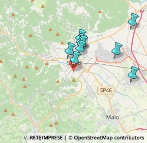 Mappa Via Tuzzi, 36015 Schio VI, Italia (3.58545)