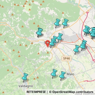 Mappa Via Tuzzi, 36015 Schio VI, Italia (5.4635)