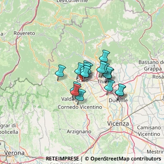 Mappa Via Tuzzi, 36015 Schio VI, Italia (7.91941)
