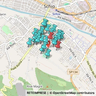 Mappa Via Tuzzi, 36015 Schio VI, Italia (0.25556)