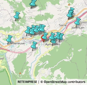 Mappa Frazione, 11010 Aymavilles AO, Italia (1.8425)