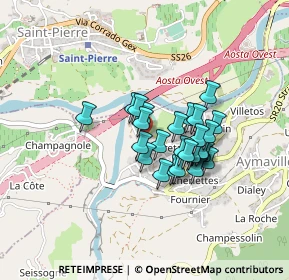 Mappa Frazione, 11010 Aymavilles AO, Italia (0.31034)