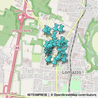 Mappa Via Montelungo, 22074 Lomazzo CO, Italia (0.24828)