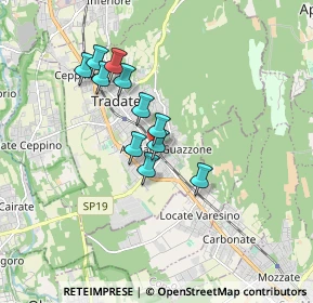 Mappa Viale G. Marconi, 21049 Tradate VA, Italia (1.35)