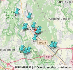 Mappa Viale G. Marconi, 21049 Tradate VA, Italia (3.29538)