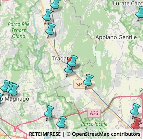 Mappa Viale G. Marconi, 21049 Tradate VA, Italia (6.889)