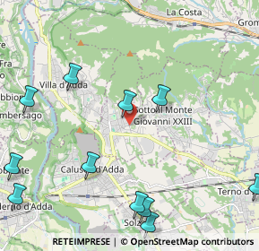 Mappa Carvico, 24030 Carvico BG, Italia (2.76182)