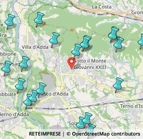 Mappa Carvico, 24030 Carvico BG, Italia (2.711)