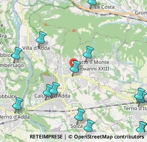 Mappa Carvico, 24030 Carvico BG, Italia (3.02933)