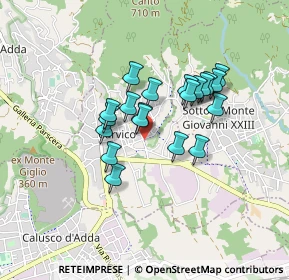 Mappa Via Antonio Gramsci, 24030 Carvico BG, Italia (0.6515)