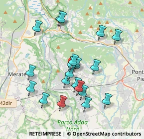 Mappa Via Antonio Gramsci, 24030 Carvico BG, Italia (3.5335)