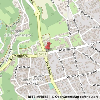Mappa Via Maggiora, 56, 28021 Borgomanero, Novara (Piemonte)