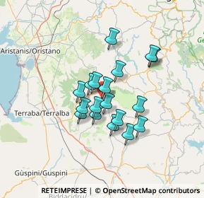 Mappa Via Fontana Giossu, 09090 Gonnosnò OR, Italia (10.75889)