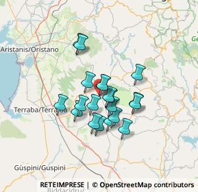 Mappa Via San Sebastiano, 09090 Gonnosnò OR, Italia (10.4725)