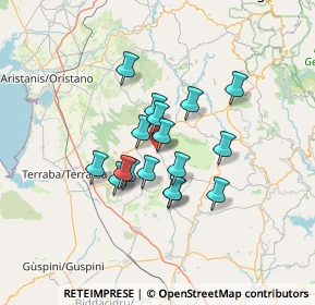 Mappa Via Fontana Giossu, 09090 Gonnosnò OR, Italia (10.74)