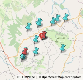 Mappa Via Fontana Giossu, 09090 Gonnosnò OR, Italia (7.17118)