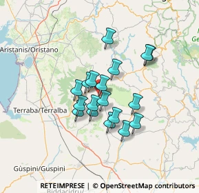 Mappa Via Giuseppe Verdi, 09090 Gonnosnò OR, Italia (10.79833)