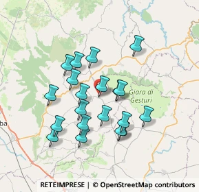 Mappa Via Giuseppe Verdi, 09090 Gonnosnò OR, Italia (6.769)