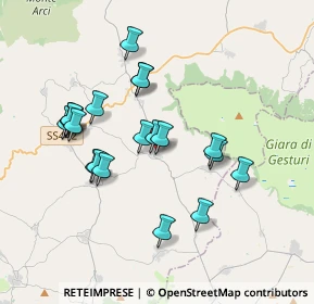 Mappa Via Giuseppe Verdi, 09090 Gonnosnò OR, Italia (3.719)