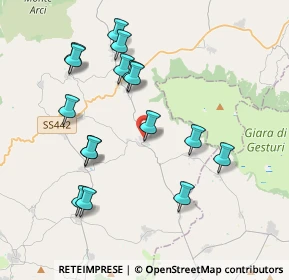 Mappa Via Giuseppe Verdi, 09090 Gonnosnò OR, Italia (4.28688)